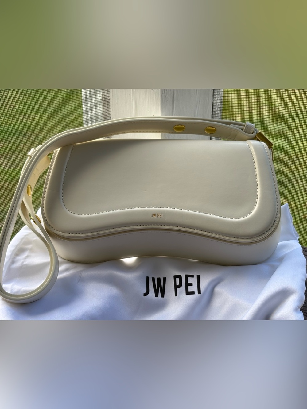 JW PEI JOY Shoulder Bag, Cream with Gold Hardware NWOT